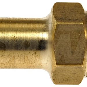 Dorman Fuel Line Fitting, OE Solutions ™, Inverted Flare Male Connector, Barbed End, 5/8-18 Unf Thread Size, 1.4 Inch Length, Brass – 785-408D