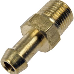 Dorman Fuel Line Fitting, Autograde ™, Straight, 1/4 Inch X 1/8 Inch Mnpt, Brass – 785-410