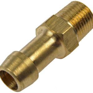 Dorman Fuel Line Fitting, Autograde™, Straight Male, 5/16 Inch X 1/8 Inch Mnpt, Brass – 785-412