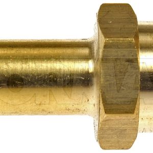 Dorman Fuel Line Fitting, OE Solutions ™, Inverted Flare Male Connector, Barbed End, 1/8 Inch Mnpt Thread Size, 1.22 Inch Length, Brass – 785-412D