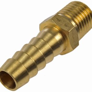 Dorman Fuel Line Fitting, Autograde ™, Straight, 3/8 Inch X 1/4 Inch Mnpt, Brass – 785-416