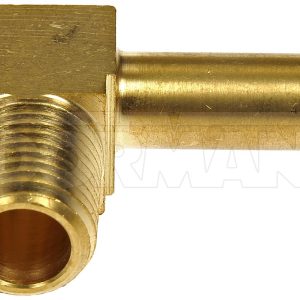 Dorman Fuel Line Fitting, OE Solutions ™, Inverted Flare Male Connector, Barbed End, 5/8-18 Unf Thread Size, 1.4 Inch Length, Brass – 785-430D