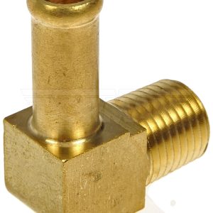 Dorman Fuel Line Fitting, OE Solutions ™, Inverted Flare Male Connector, Barbed End, 5/8-18 Unf Thread Size, 1.4 Inch Length, Brass – 785-430D