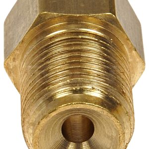 Dorman Brake Line Fitting, OE Solutions ™, 3/16 Inch X 1/4 Inch Thread, 0.57 Inch Diameter, Brass, Single – 785-432D