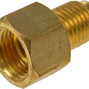 Dorman Brake Line Fitting, Autograde ™, Standard Replacement, 1/4 Inch X 3/16 Inch Tube, Natural, Brass – 785-434