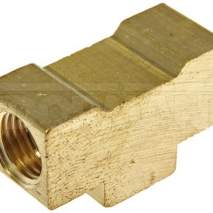 Dorman Brake Line Fitting, OE Solutions ™, 3/16 Inch Thread, Tee Fitting, Brass, Single – 785-436D