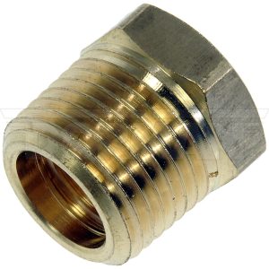 Dorman Tube End Fitting Nut, OE Solutions ™, 3/8 Inch Mnpt X 1/4 Inch Fnpt End Size, 0.71 Inch Length, Brass, Single, Clamshell Package – 785-440D