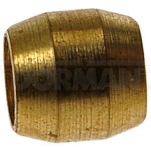 Dorman Compression Fitting, OE Solutions ™, Compression Fitting Sleeve, 1/8 Inch Diameter, Brass, Pack of 4 – 785-442D