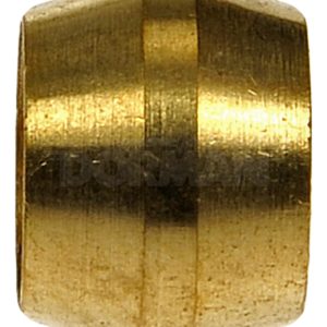 Dorman Compression Fitting, OE Solutions ™, Compression Fitting Sleeve, 1/4 Inch Diameter, Brass, Pack of 2 – 785-449