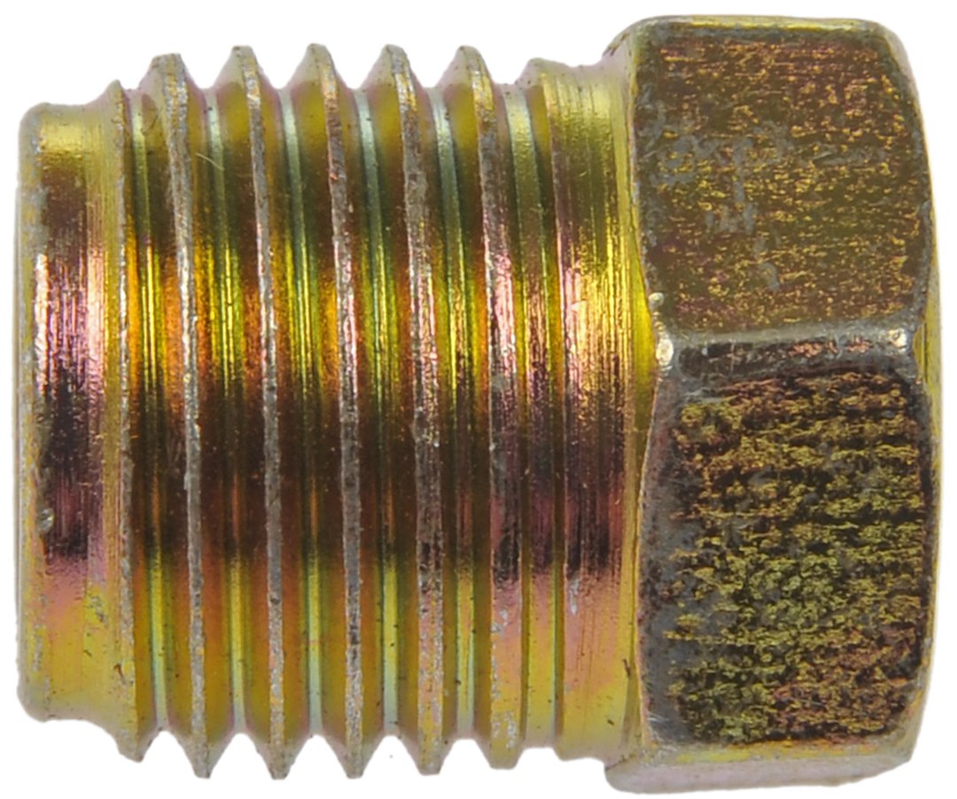 Dorman Fitting Plug/ Fitting Cap, Autograde™, 5/16 Inch Threaded Plug, Brass, Clamshell – 785-452