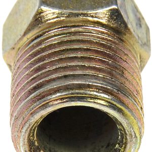 Dorman Tube End Fitting Nut, OE Solutions ™, 1/4 Inch Standard Flare, 0.57 Inch Length, Brass, Single, Clamshell Package – 785-462D