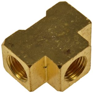 Dorman Coupler Fitting, Autograde ™, 1/8 Inch Fnpt, T-Connector, Brass – 788-027