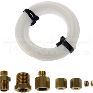 Dorman Gauge Pressure Line Kit, Champ ®, For Mechanical Oil Pressure Gauge, 6 Foot Length, Brass/ Plastic, With 7 Fittings/ 1 Tube – 7-902