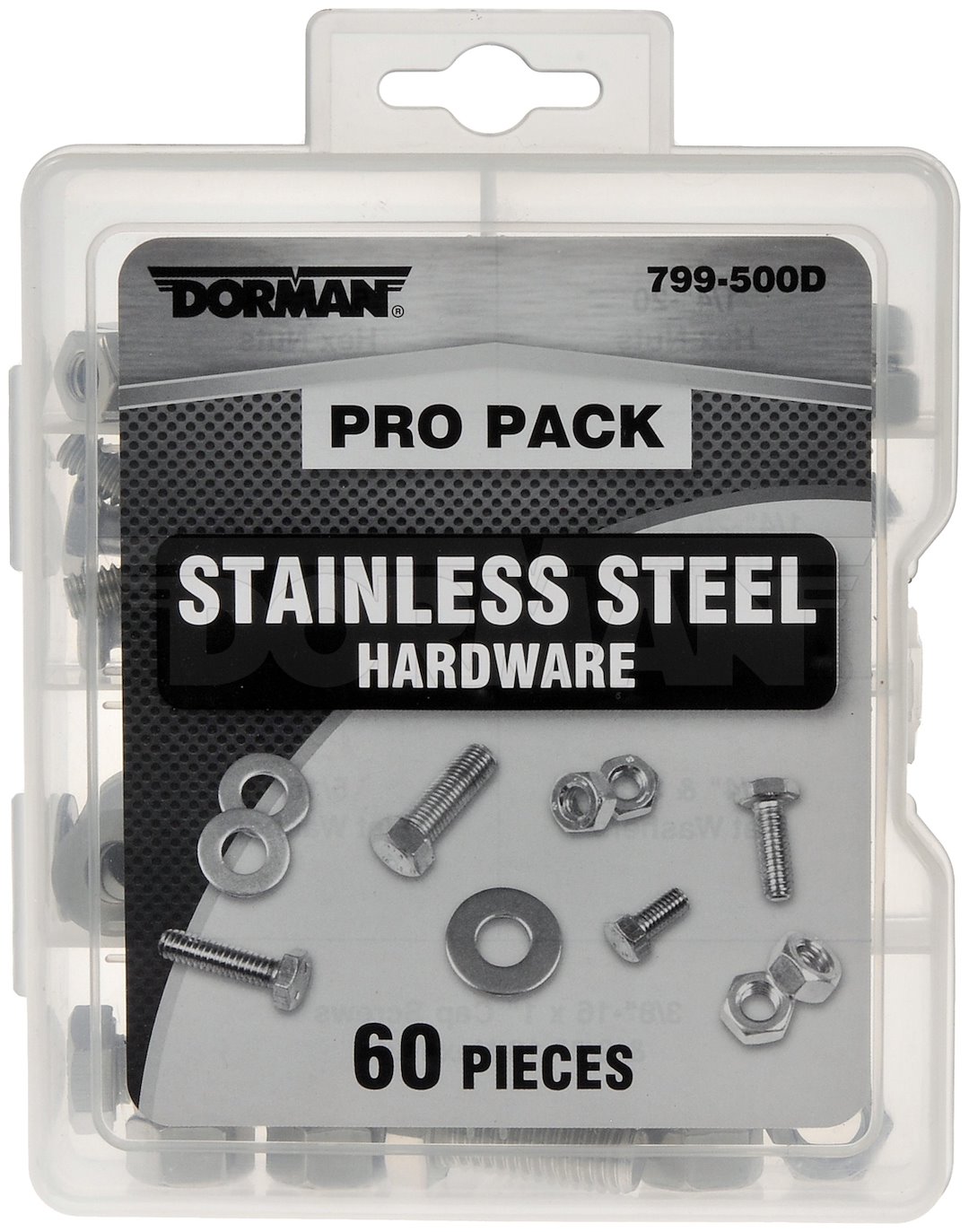 Dorman Fastener Assortment, OE Solutions ™, Steel, With 60 Fasteners – 799-500D