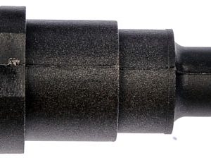 Dorman Adapter Fitting, OE Solutions™, 3/8 Inch Steel Pipe to 3/8 Inch Nylon Tubing, Black, Plastic, Box of 5 – 800-082.5