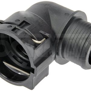 Dorman Heater Hose Connector, OE Solutions™, 90 Degree, Black, Nylon – 800-277