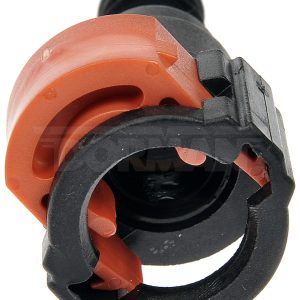 Dorman Fuel Line Repair Fitting, OE Solutions ™, 180 Degree, 2.18 Inch Length, Black, Nylon, Pack of 2 – 800-331