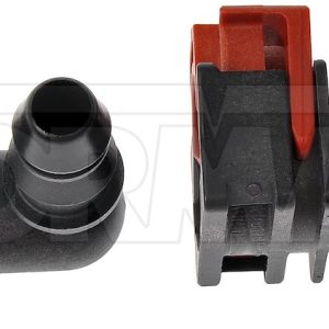 Dorman Fuel Line Repair Fitting, OE Solutions ™, 90 Degree, Black, Nylon, Pack of 2 – 800-390