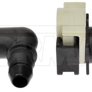 Dorman Fuel Line Repair Fitting, OE Solutions ™, 90 Degree, Black, Nylon, Pack of 2 – 800-397