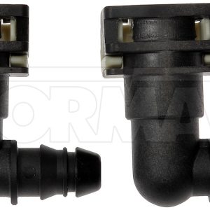 Dorman Fuel Line Repair Fitting, OE Solutions ™, 90 Degree, Black, Nylon, Pack of 2 – 800-397