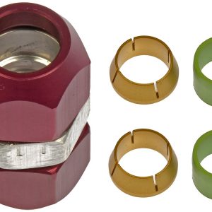 Dorman Coupler Fitting, OE Solutions™, 5/8 Inch Compression, Straight, With Seal, Without Jam Nut, Aluminum – 800-640