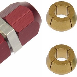 Dorman Coupler Fitting, OE Solutions ™, 3/8 Inch Compression, Straight, With Seal, Without Jam Nut, Aluminum – 800-641