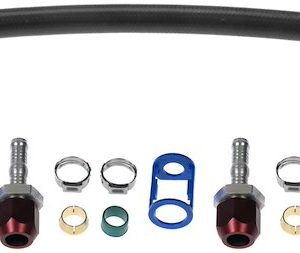 Dorman Air Conditioner Hose, OE Solutions™, Repair Hose for 3/8 Inch Line with Number 6 Hose, Aluminum Connector with Rubber Hose – 800-671