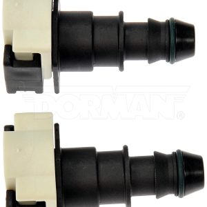 Dorman Fuel Line Repair Fitting, OE Solutions™, 180 Degree, Black, Nylon, Pack of 2 – 800-941