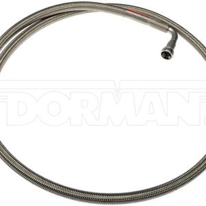 Dorman Fuel Line, OE Solutions ™, 57 Inch/ 64 Inch Length, 13.5 Millimeter/ 12 Millimeter Outside Diameter, Silver, Stainless Steel/ PTFE – 819-001