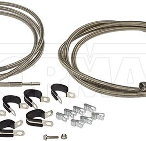 Dorman Fuel Line, OE Solutions ™, 125 Inch Length, 13 Millimeter/ 11 Millimeter Outer Diameter, Black, Stainless Steel – 819-905