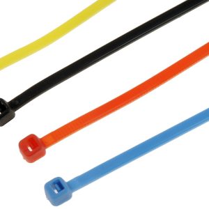 Dorman Wire Tie, Conduct-Tite®, 4/8/11 Inch Length, Pack of 150, Black/ Blue/ Red/ Yellow – 83754