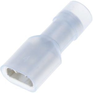 Dorman Wire Terminal End, Conduct-Tite ®, Blue Insulated Female Blade Disconnect, 14 to 16 Gauge Wire, Set of 7 – 84151