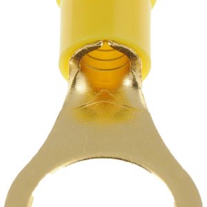 Dorman Wire Terminal End, Conduct-Tite®, 3/8 Inch Ring Terminal, 12-10 Gauge Wire, Yellow, Pack of 10 – 84533