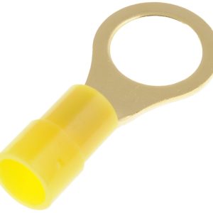 Dorman Wire Terminal End, Conduct-Tite®, 3/8 Inch Ring Terminal, 12-10 Gauge Wire, Yellow, Pack of 10 – 84533