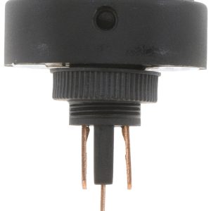 Dorman Multi Purpose Switch, Conduct-Tite ®, 12 Volt, 30 Amp Max, Rocker, Oval, Illuminated, Black with Blue LED, Without Safety Cover – 84841