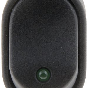 Dorman Multi Purpose Switch, Conduct-Tite ®, 12 Volt, 30 Amp Max, Rocker, Oval, Illuminated, Black with Green LED, Without Safety Cover – 84843