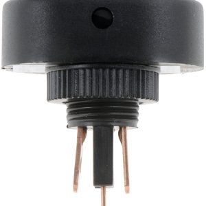 Dorman Multi Purpose Switch, Conduct-Tite ®, 12 Volt, 30 Amp Max, Rocker, Oval, Illuminated, Black with Green LED, Without Safety Cover – 84843