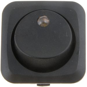 Dorman Multi Purpose Switch, Conduct-Tite ®, 12 Volt, 25 Amp Max, Rocker, Round, Illuminated, Black with Blue LED, Without Safety Cover – 84881
