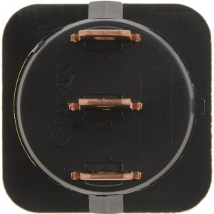 Dorman Multi Purpose Switch, Conduct-Tite ®, 12 Volt, 25 Amp Max, Rocker, Round, Illuminated, Black with Amber LED, Without Safety Cover – 84882