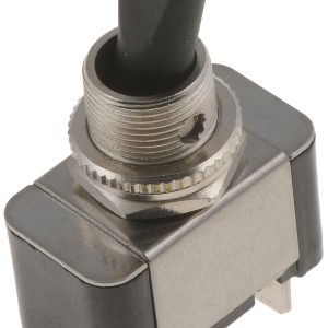 Dorman Multi Purpose Switch, Conduct-Tite ®, 12 Volt, 30 Amp Max, Toggle, Lever, Illuminated, Black with Blue LED, Without Safety Cover – 84895