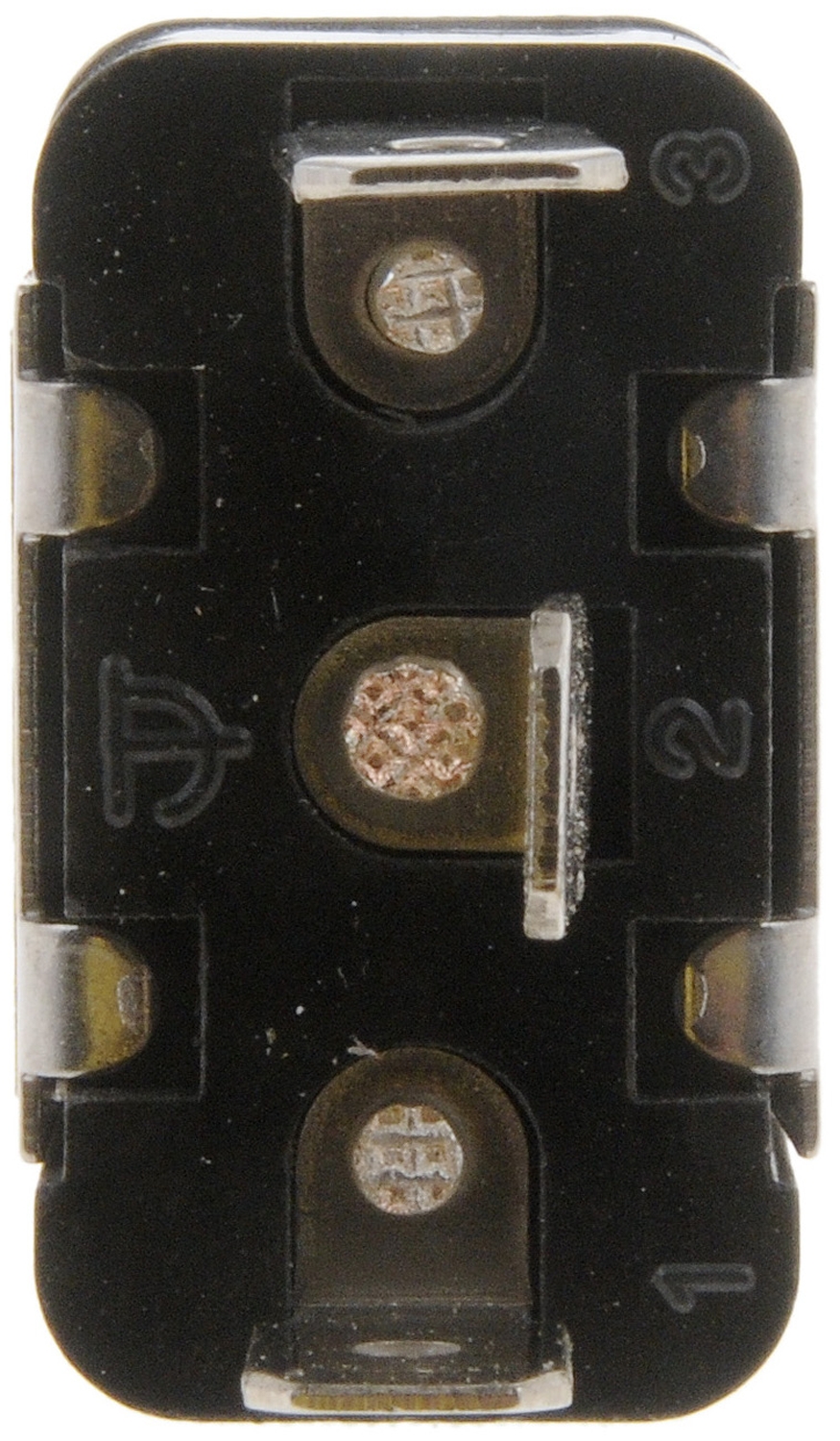 Dorman Multi Purpose Switch, Conduct-Tite ®, 12 Volt, 30 Amp Max, Toggle, Lever, Illuminated, Black with Green LED, Without Safety Cover – 84897