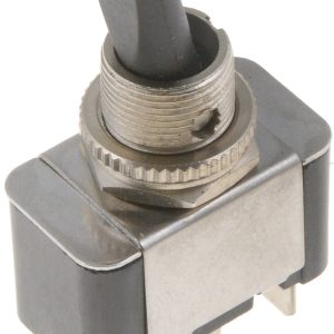 Dorman Multi Purpose Switch, Conduct-Tite ®, 12 Volt, 30 Amp Max, Toggle, Lever, Illuminated, Black with Green LED, Without Safety Cover – 84897