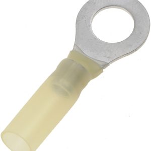 Dorman Wire Terminal End, Conduct-Tite ®, 5/16 Inch Ring Terminal, 12-10 Gauge Wire, Waterproof, Yellow, Pack of 7 – 85205