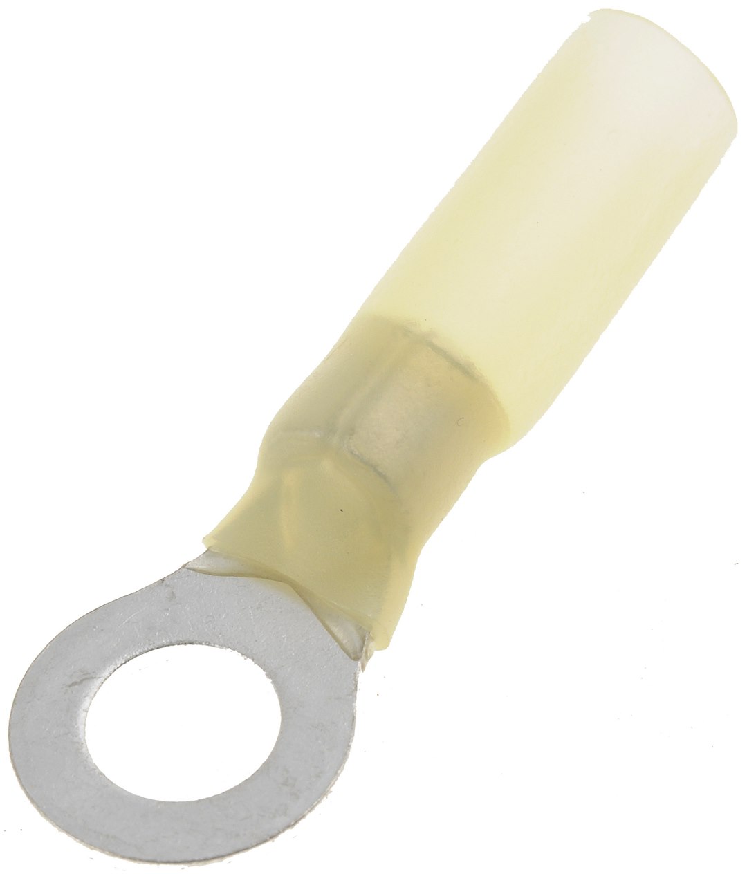 Dorman Wire Terminal End, Conduct-Tite ®, 1/4 Inch Ring Terminal, 12-10 Gauge Wire, Waterproof, Yellow, Pack of 7 – 85211