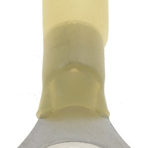 Dorman Wire Terminal End, Conduct-Tite ®, 3/8 Inch Ring Terminal, 12-10 Gauge Wire, Waterproof, Yellow, Pack of 7 – 85212