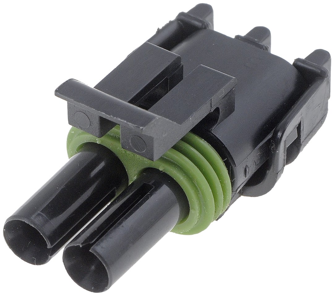Dorman Wiring Harness Connector, Conduct-Tite ®, 2 Terminal Weather Pack Series Female Tower, Without Connector Pins – 85318