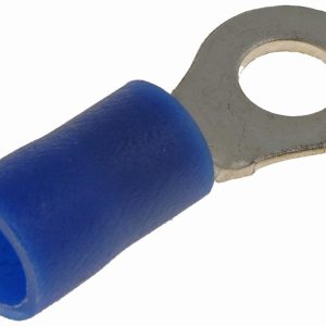 Dorman Wire Terminal End, Conduct-Tite ®, #8 Ring Terminal, 16-14 Gauge Wire, With Insulation, Blue, Pack of 20 – 85407