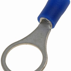 Dorman Wire Terminal End, Conduct-Tite ®, 3/8 Inch Ring Terminal, 16-14 Gauge Wire, With Insulation, Blue, Pack of 14 – 85411