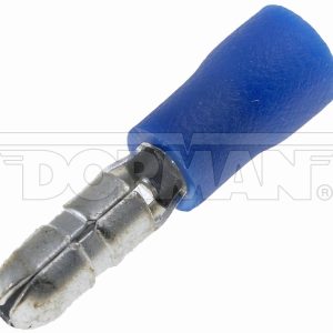 Dorman Wire Terminal End, Conduct-Tite ®, 0.157 Inch Length Male Bullet Connector, 14 – 16 Gauge Wire, Set of 20 – 85433