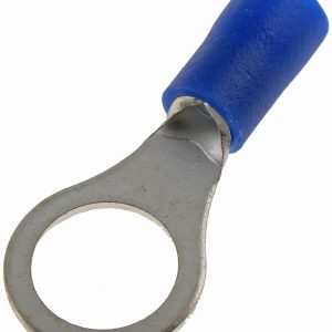 Dorman Wire Terminal End, Conduct-Tite ®, 5/16 Inch Ring Terminal, 16-14 Gauge Wire, Blue, Pack of 12 – 85441